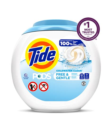 Tide PODS Free and Gentle Laundry Detegent Pacs | Tide