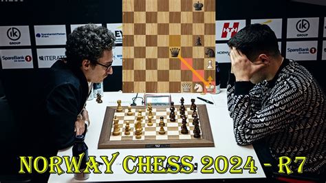 Fabiano Caruana Vs Alireza Firouzja Norway Chess R