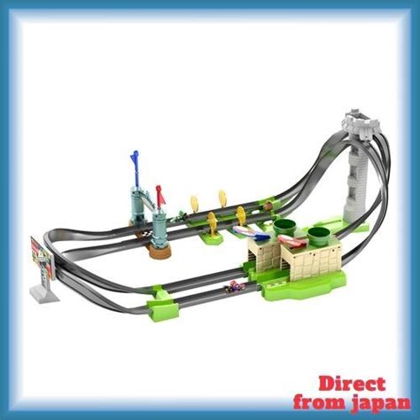 Hot Wheel Mario Kart Circuit Light Track Set Mini Car Play Set With 1 Mario Kart 5 Years Old