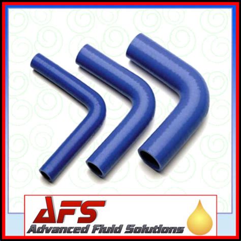 90 Degree BLUE Silicone Elbow Hose Silicon Rubber Coolant Tube Radiator