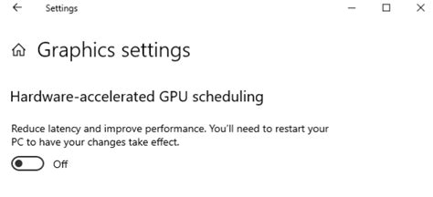 Does Hardware Accelerated Gpu Scheduling Have Any Disadvantages Should I Enable It Or Leave It