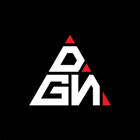 DGN triangle letter logo design with triangle shape. DGN triangle logo design monogram. DGN ...