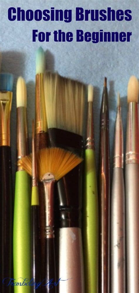 How To Choose The Right Artists Brushes Acrylic Painting Techniques Folk Art Painting