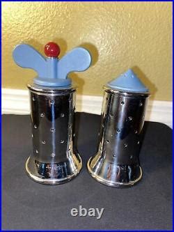 Alessi Michael Graves Post Modern Stainless Salt Caster Pepper Mill