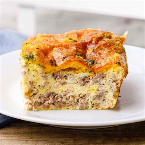 Sausage and Egg Keto Breakfast Casserole (Only 5-Ingredients!) - Keto Pots