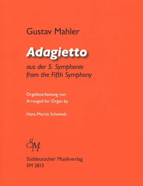 Adagietto Aus Der Symphonie Von Gustav Mahler Im Stretta Noten