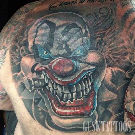 Evil Clown Tattoos Explained Origins Meanings And More