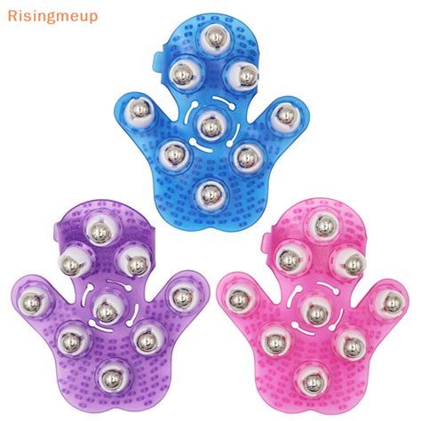 Risingmeup Palm Shaped Massage Glove Body Massager With Degree