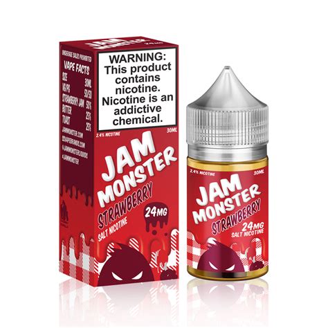 Jam Monster Salt E Liquid Strawberry Jam 30ml