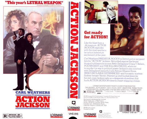 VHS Cover Scans: Action Jackson (1988)