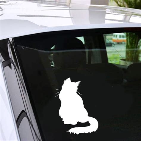 Lovely Funny Pet Cat Wall Sticker Decor Car Window Door Bumper Vinyl