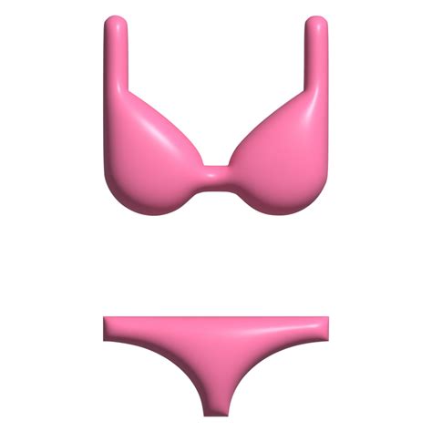 Bikini 3d Icon 21599361 PNG