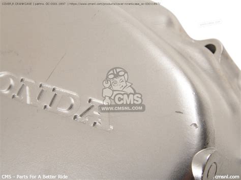 OC 0001 1897 Cover R Crankcase Honda An Alternative For 11330 383