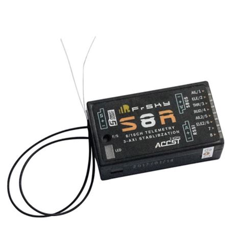 Frsky S R Ch Receiver With Built In Axis Gyro And Axis