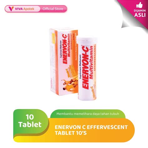 Jual Enervon C Tube Untuk Meningkatkan Daya Tahan Tubuh 10 Tablet