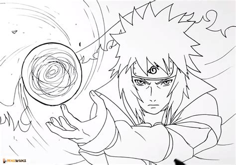 Minato Rasengan Drawing