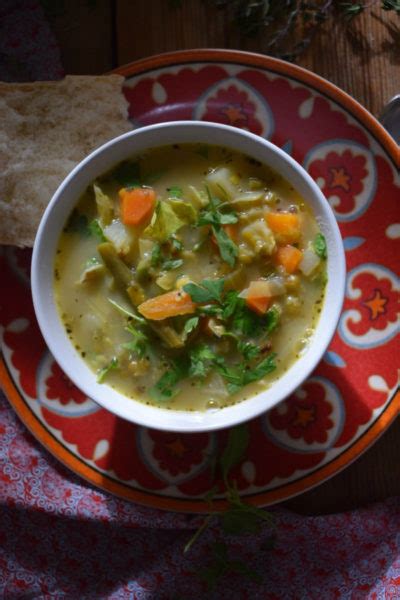 Hearty Vegetable And Lentil Soup Julias Cuisine