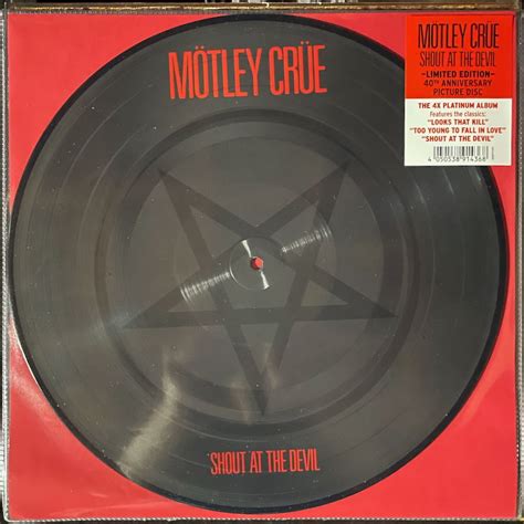 Motley Crue - Shout at the Devil (Vinyl Picture Disc) - Alleycats Music