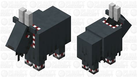 Blackmetal Goat Minecraft Mob Skin