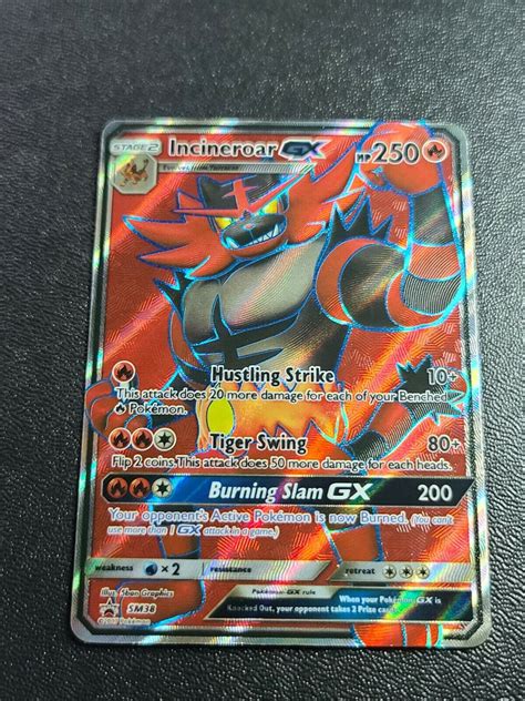 Mavin Pokemon Incineroar GX Full Art Ultra Rare NM Sun Moon Black