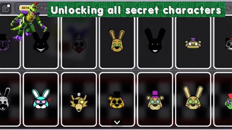 How To Get All Secret Characters In Fredbear S Mega Roleplay Youtube