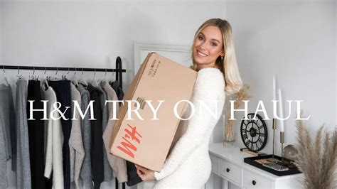 Huge H M Try On Haul December Cosy Staples For Winter Youtube