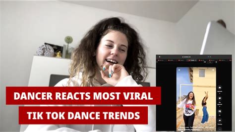 Dancer Reacts Tik Tok Viral Dance Trends Youtube