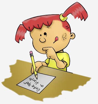 writing child cartoon | Reading, Writing, Research