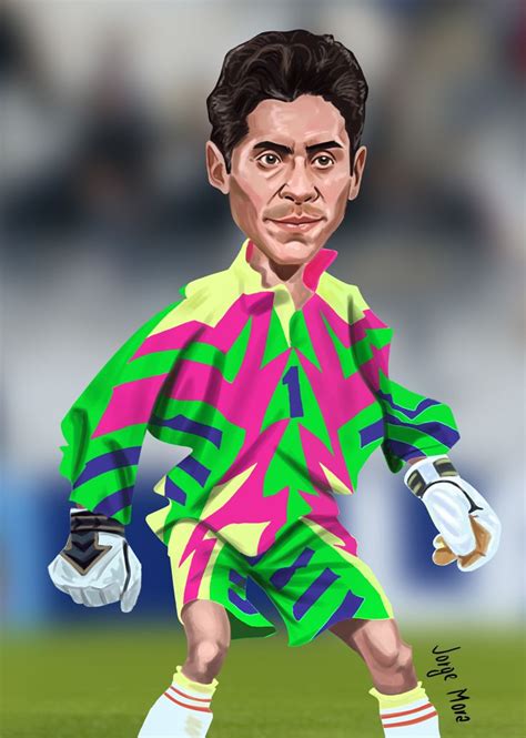 Pin De Jorge Mora Home En Caricaturas F Tbol Jorge Campos Personajes