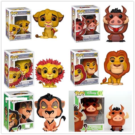 Funko Pop Rei Leao - Funko Pop O Rei Leão Simba Mufasa Pumbaa Bonecas Modelo De Brinquedos ...