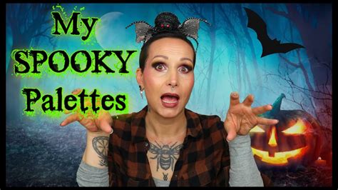 🎃 All My Spooky Eyeshadow Palettes Happy Halloween 🎃 Youtube