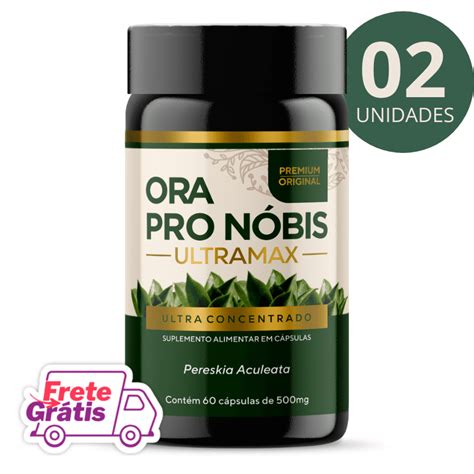 ORA PRO NÓBIS 2 Pote 240 cápsulas de 500mg VitaVix