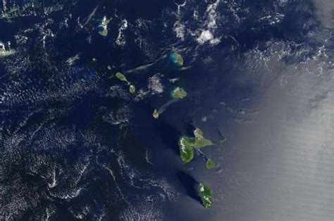 Evidence of past volcanic activity in the Caribbean Sea