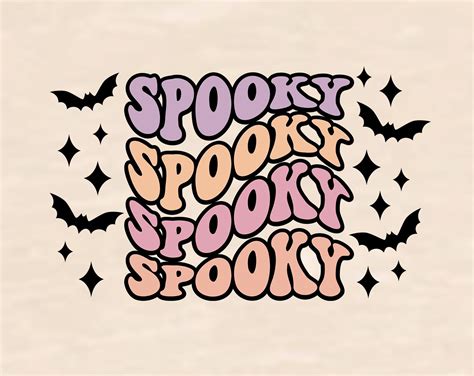 Spooky Svg Halloween Svg Cute Halloween Svg Hot Ghoul Svg Ghost Vibes Svg Retro Ghost Svg Retro