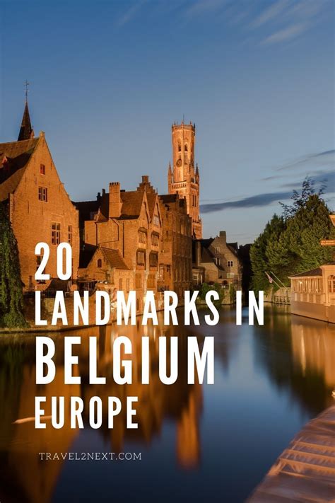 20 Famous Landmarks In Belgium Minnewater Lake Is A Natural Belgian