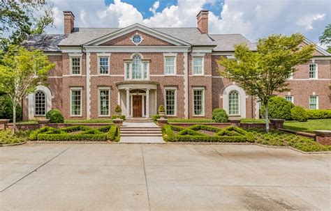 13000 Square Foot Georgian Style Brick Mansion In Atlanta Ga Homes