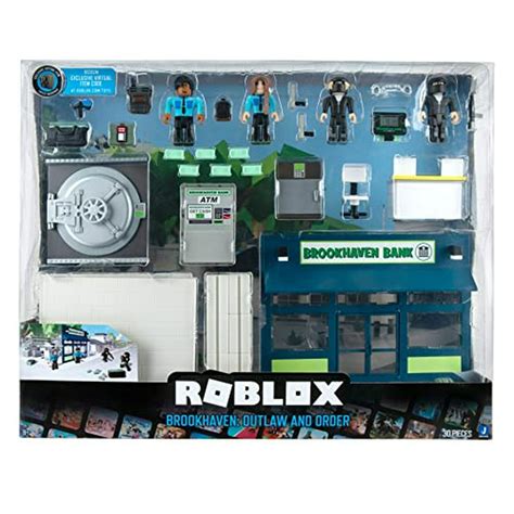 Roblox Action Collection - Brookhaven: Outlaw and Order Deluxe Playset