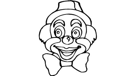 Dibujo De Payaso Para Colorear Y Pintar 43915