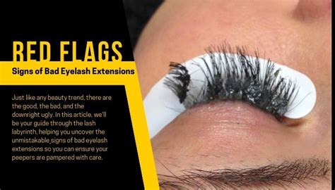 Red Flags: Identifying Signs of Bad Eyelash Extensions