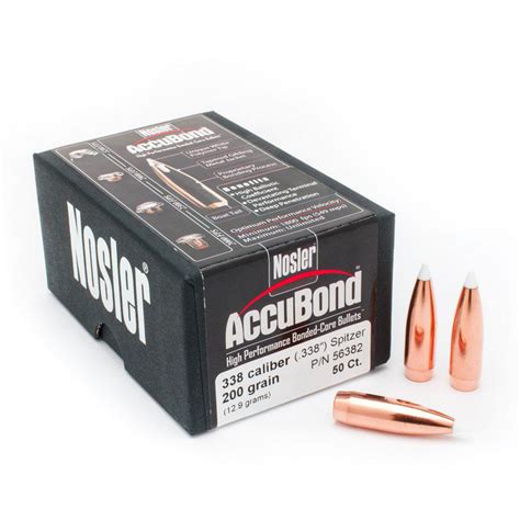 Murdoch S Nosler AccuBond 338 Caliber 200 Grain 338 Spitzer