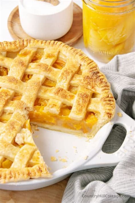 Canned Peach Pie