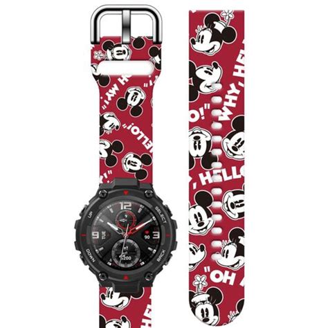 Correa Silicona Liquida Suave Para Amazfit T Rex 2 Minnie Con Ofertas