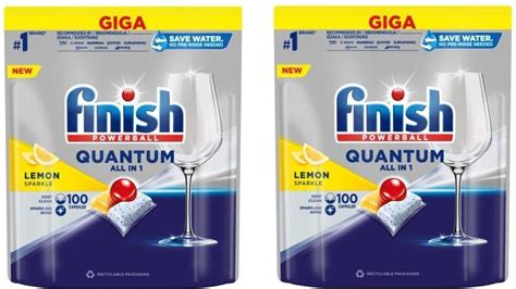 Finish Quantum All In Lemon Kapsu Ki Do Zmywarki X Szt Opinie I