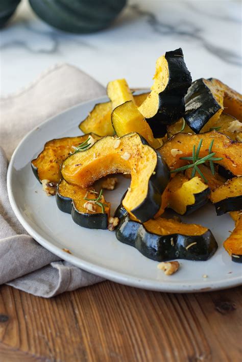 Rosemary And Honey Roasted Acorn Squash Wild Whole Acorn Squash