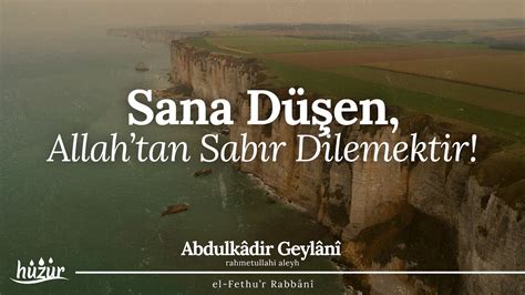 Elbette İnsana Bela Gelir Sana Düşen ALLAH TAN SABIR DİLEMEKTİR