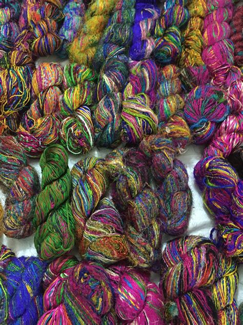 Pin By Knitsilk On Knitting And Crochet Sari Silk Yarns Recycled Sari