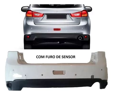 Parachoque Traseiro Asx 2013 A 2018 C Furo Sensor Original