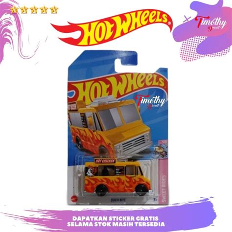 Hot Wheels Quick Bite Kuning Hot Chicken Tampo Api Sweet Rides Lazada Indonesia
