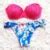 Women Swimsuit Frilled Textured Strapless Bikini Set Women S Swimwear