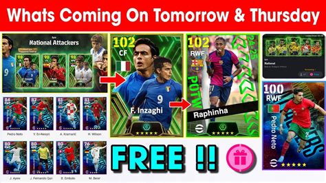 What Is Coming On Tomorrow Monday Next Thursday In Efootball